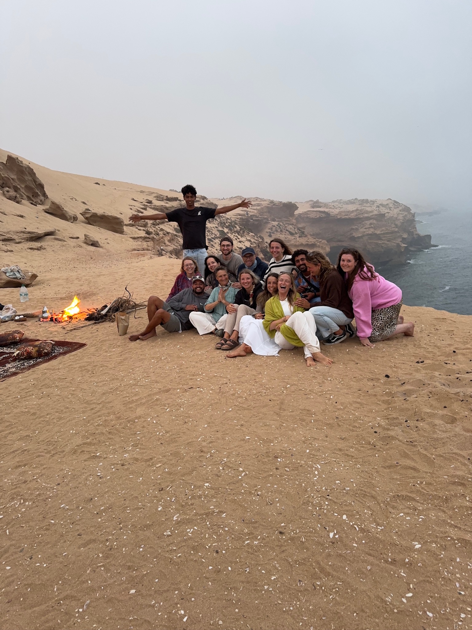 Group at the dunes