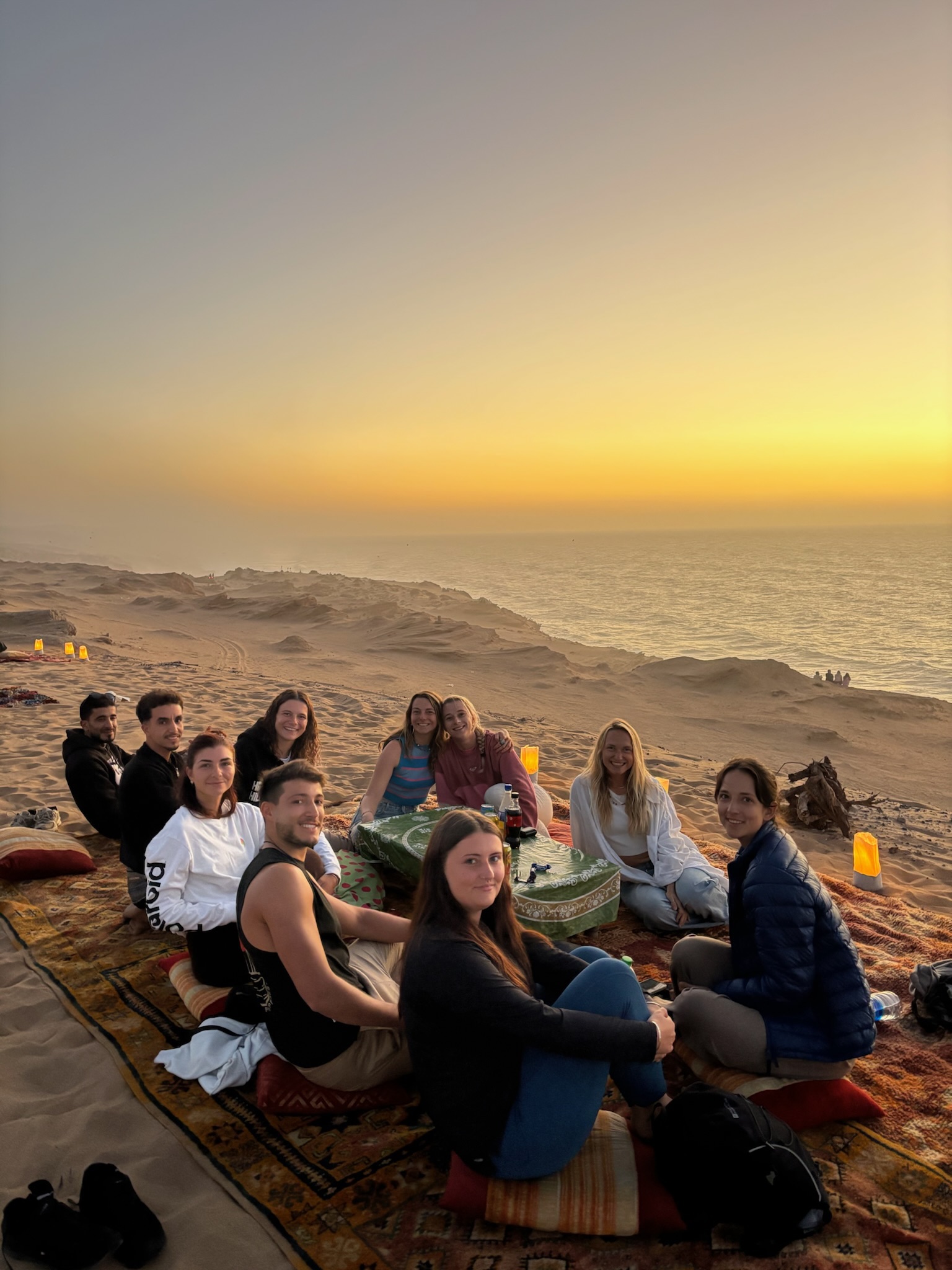 Group at the dunes